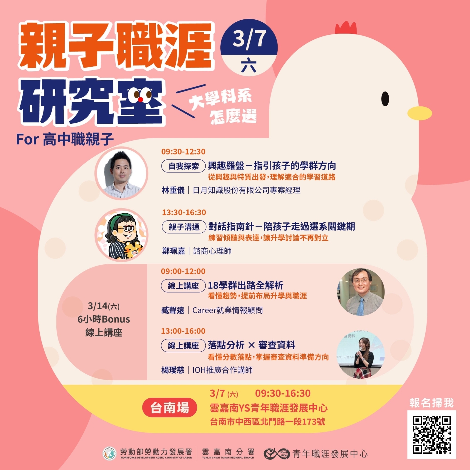 【2026】親子職涯研究室-台南場